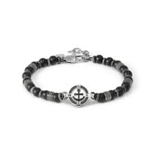 Nomination ManVision armband, windroos en natuurstenen 133016/063 - 58831
