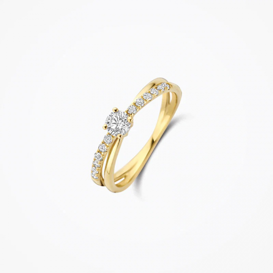 Blush Lab Diamonds Ring maat 54  LG1059Y ƒ?" 14k Goud LG1059Y/54 - 58906