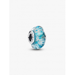 Pandora Turkoois Muranoglas & Glitter Bedel 794701C01 - 58918