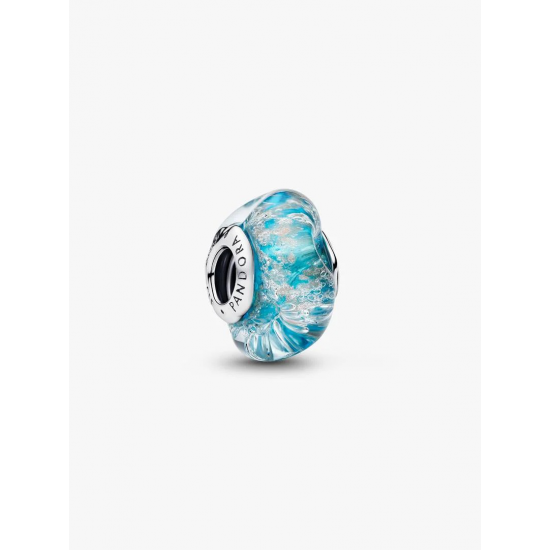 Pandora Turkoois Muranoglas & Glitter Bedel 794701C01 - 58918