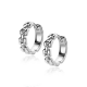 ZINZI zilveren oorringen met rolex-style schakels 4mm breed en luxe klapsluiting ZIO2556 - 59057