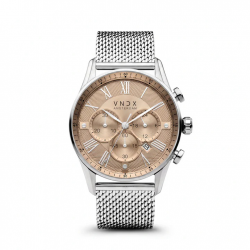 Vndx amsterdam heren horloge The Chief Staal Beige MS33056-05 - 59060