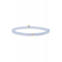 Sparkling jewels Saturn Armband Small Ice Blue Quartz SBG-GEM72-ADD-4MM - 59155