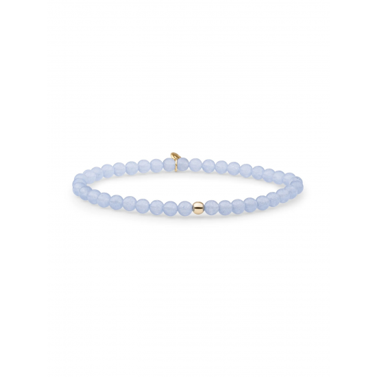 Sparkling jewels Saturn Armband Small Ice Blue Quartz SBG-GEM72-ADD-4MM - 59155
