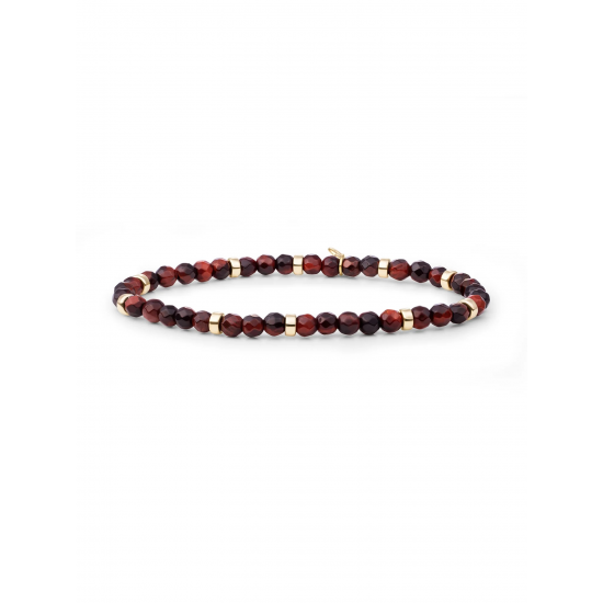 Sparkling jewels Roundel Interstellar Armband Red Tiger Eye SBG-GEM15-MIX-RDL - 59157