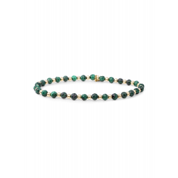 Sparkling jewels Interstellar Armband Malachite SBG-GEM73-3MM-MIX - 59159