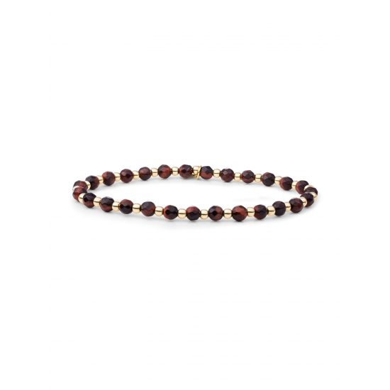 Sparkling jewels Interstellar Armband Red Tiger Eye SBG-GEM15-3MM-MIX - 59160
