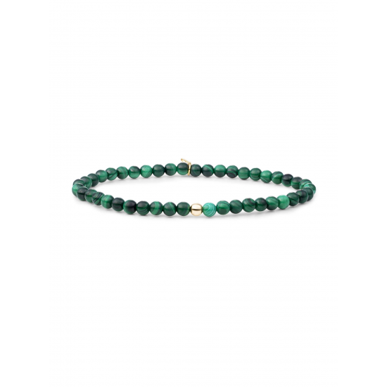 Sparkling jewels Saturn Armband Small Malachite SBG-GEM73-ADD-4MM - 59161