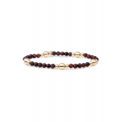 Sparkling jewels Bold Mix Armband Red Tiger Eye BLK01G-G15 - 59163