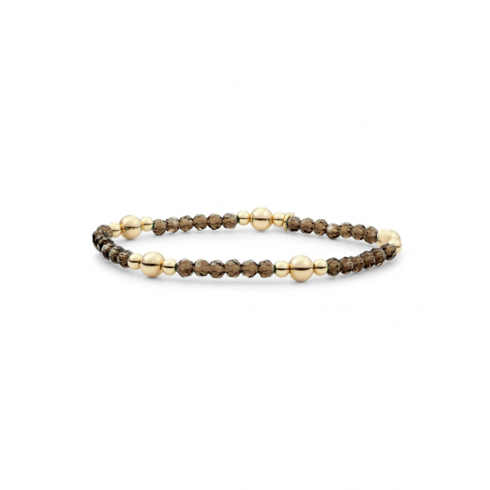 Sparkling jewels Bold Mix Armband Smoky Quartz BLK01G-G23 - 59168