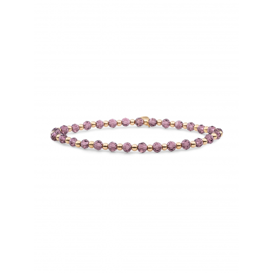 Sparkling jewels Interstellar Armband Aubergine Quartz SBG-GEM59-3MM-MIX - 59171