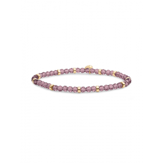 Sparkling jewels Roundel Interstellar Armband Aubergine Quartz SBG-GEM59-MIX-RDL - 59172