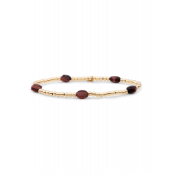 Sparkling jewels Cushion Cut Armband Red Tiger Eye SB-G-3MM-CC-G15 - 59173