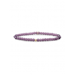 Sparkling jewels Saturn Armband Small Aubergine Quartz SBG-GEM59-ADD-4MM - 59174
