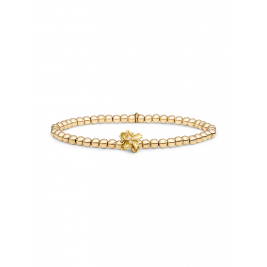 Sparkling jewels Botanic Armband Zirconia SB-G-4MM-FLOWER-02 - 59185