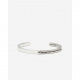 Buddha to Buddha Armband Bangle Barbara Dual Zilver maat D - 59233
