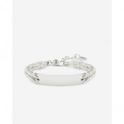 Buddha to Buddha Armband Nathalie Mini Bar Zilver maat C-E 474C-E - 59236