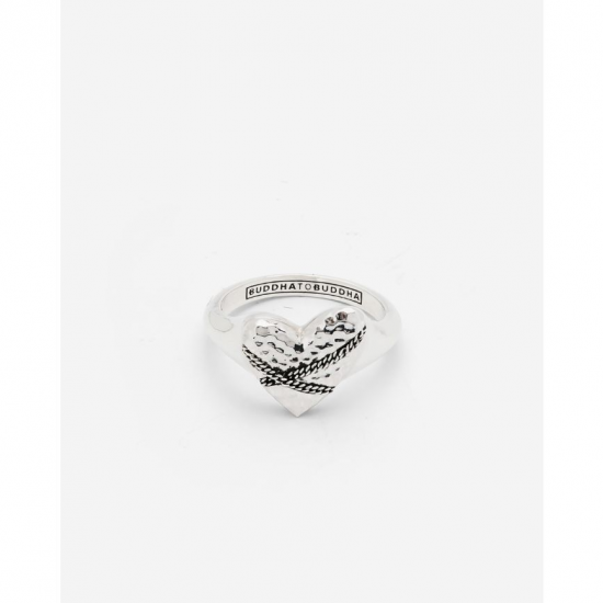 Buddha to Buddha Ring Hart Chainlinked Zilver maat 18 538 - 59248
