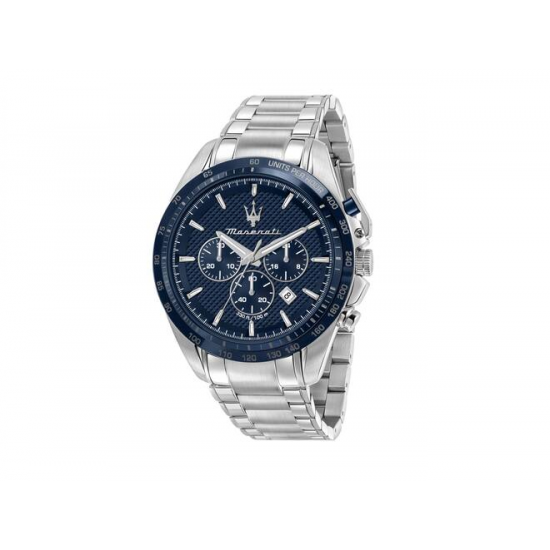 Maserati heren horloge Traguardo blauw 45mm R8873612043 - 59262