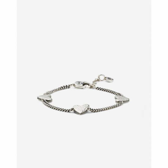 Buddha to Buddha Armband Essential Multi Hart Zilver 548 maat E+-G - 59325