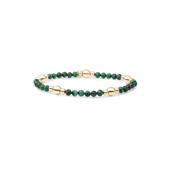 Sparkling Jewels Bold Mix Armband Malachite - 59445