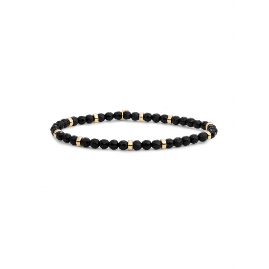 Sparkling Jewels Roundel Interstellar Armband Onyx - 59447