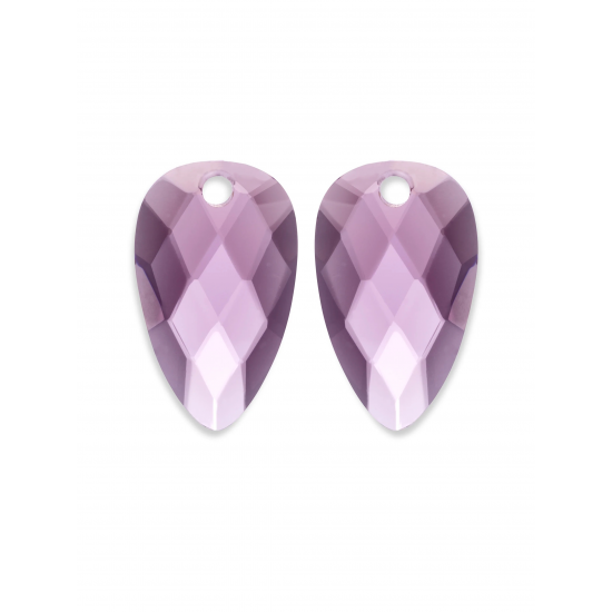 Sparkling Jewels Oorbel Edelstenen Blossom Aubergine Quartz - 59449