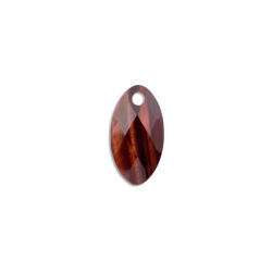 Sparkling Jewels Pendant Edelsteen Leaf Red Tiger Eye - 59452