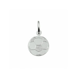 zilveren hanger voetbal - 55624