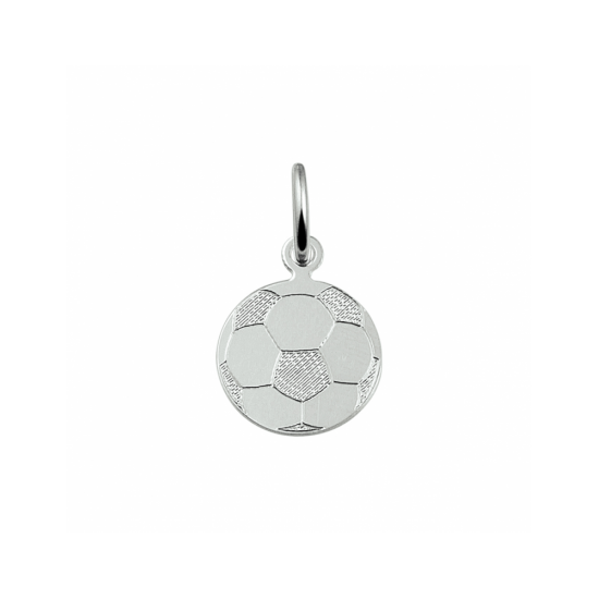 zilveren hanger voetbal - 55624