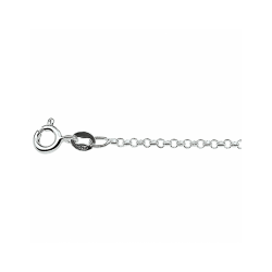 jasseron collier  2,0 mm  50 cm zilver - 59069