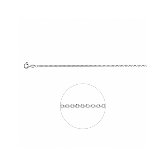 jasseron collier  2,0 mm  50 cm zilver - 59069