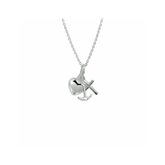 collier geloof, hoop en liefde 41 + 4 cm - 58308