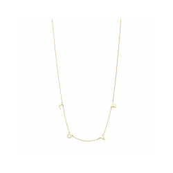 Gouden collier love 38 ƒ?" 40 ƒ?" 42 cm - 55074