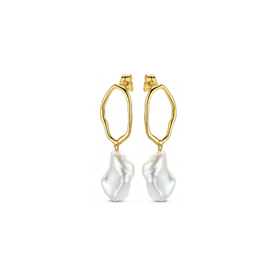 SWING JEWELS PEARL 14K YELLOW GOLD EARRING SWJE10219-Y14 - 56919