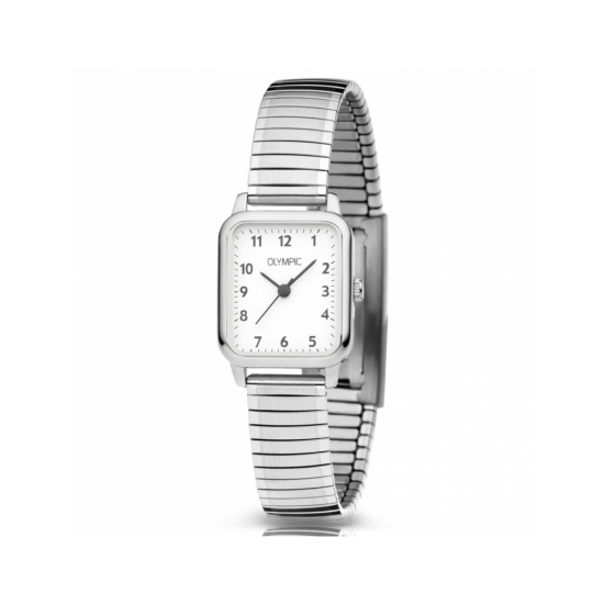 Olympic OL26DSS140 BRITT - Horloge - Staal - Wit - 20-23mm - 58786