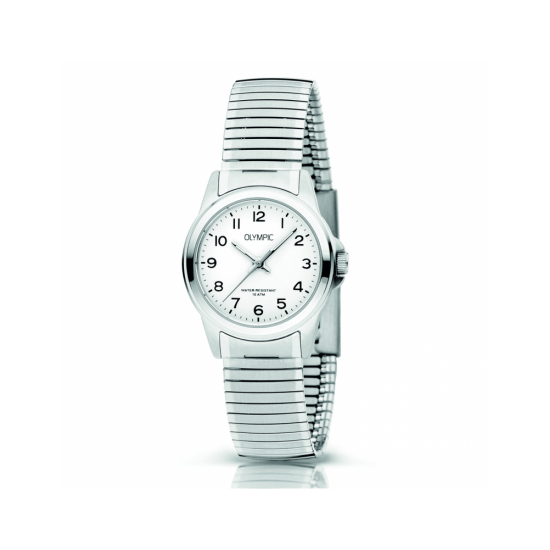 Olympic OL26DSS143 CHARLIE - Horloge - Staal - Wit - 27mm - 57383