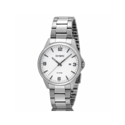 Olympic Glenn Horloge - Staal - Staal - Wit - 57689