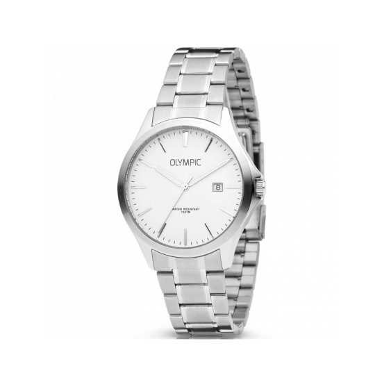 Olympic OL72HSS244 ROBIN - Horloge - Staal - Zilverkleurig - 40mm - 59110