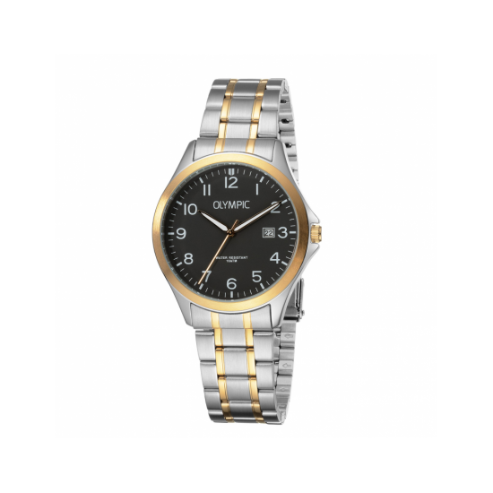 Olympic OL72HSS398B Robin Horloge Heren Staal 40mm - 57682
