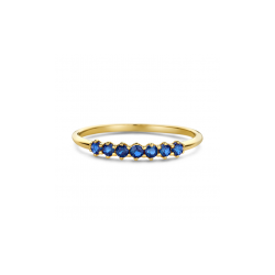 SWING JEWELS GEMSTONES HAPPINESS 14K CT RING SAPPHIRE MAAT 17 - 56223