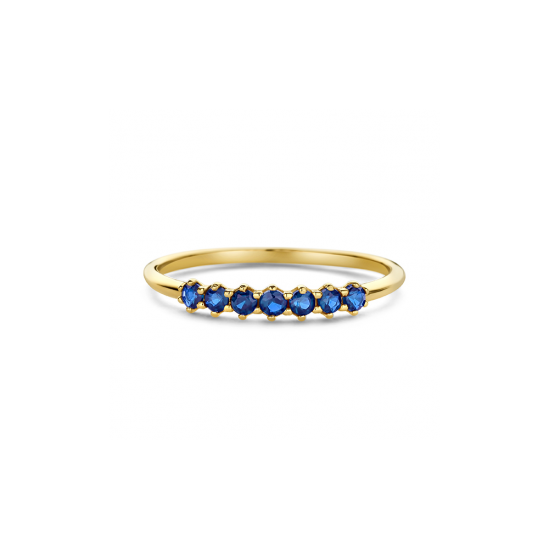 SWING JEWELS GEMSTONES HAPPINESS 14K CT RING SAPPHIRE MAAT 17 - 56223