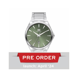 Danish Design heren horloge DKx Pro Silver Sage Green - 58493