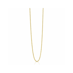 45cm ZINZI gold plated zilveren anker ketting ZILC-A45G - 58806