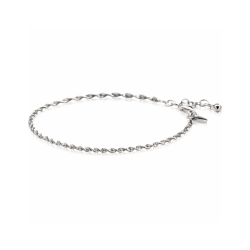 ZINZI zilveren singapore armband met glinsterende gedraaide schakels 1,9mm breed 17-20cm ZIA2585 - 59007