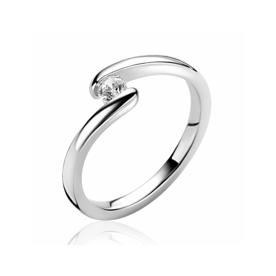 ZINZI zilveren ring (6mm breed) met ronde zirkonia, sierlijk omklemd door twee banen ZIR2766 ZINZI zilveren ring (6mm breed) met ronde zirkonia, sierlijk omklemd door twee banen ZIR2766 Ga naar het begin van de afbeeldingen-gallerij ZINZI zilveren ring (6