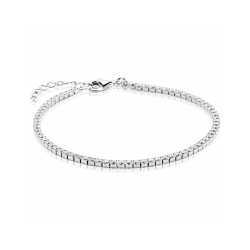 ZINZI zilveren tennis armband 2,3mm breed met rijzetting witte zirconia's ZIA2795 - 59008