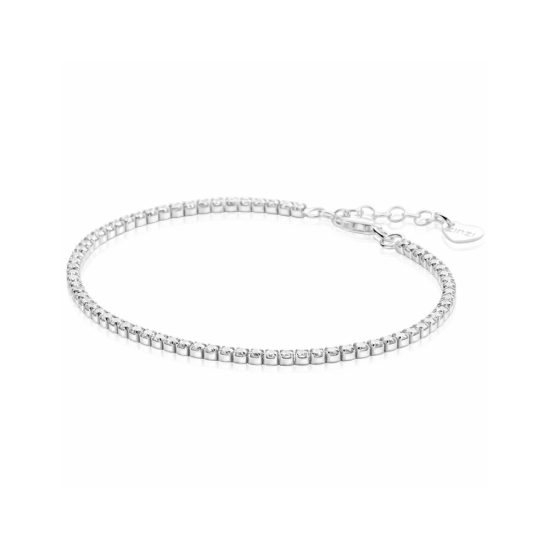 ZINZI zilveren tennis armband 2,1mm breed met rijzetting witte zirconia's ZIA2891 - 59070