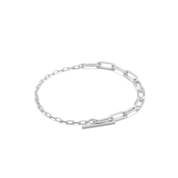 ANIA HAIE Mixed Link T-Bar Bracelet M - 46021
