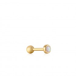 ANIA HAIE Opal Bezel Barbell Single Earring 3,5mm - 49716